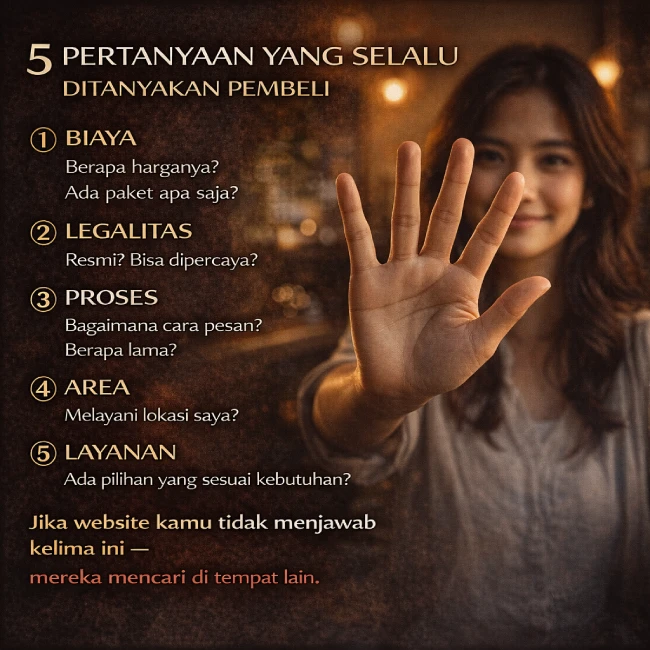 5 pertanyaan yang selalu ditanyakan pembeli sebelum memutuskan untuk beli dari bisnis lokal